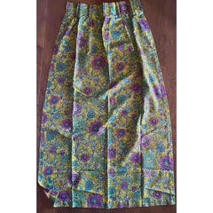 1960’s Lime and Purple Drapery Panel - Annabel Bleu