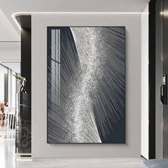 Abstract Streamline Metal Line Art Poster - Modern Art Touch for Your Space