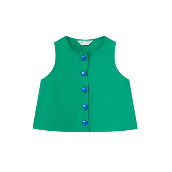 Buttoned Top Green