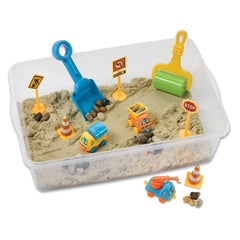 Construction Zone Sensory Bin