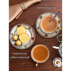 Exquisite European Splendor: Luxury Europe Style Coffee & Tea Cup Set