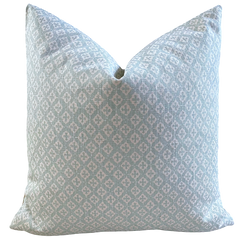 Florentia: Haint Blue Mix and Match Decorative Pillow Covers / Light Blue Green Pillow Cover - Annabel Bleu