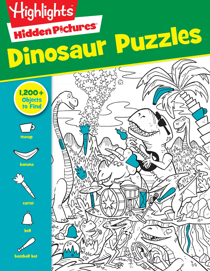 Highlights Hidden Pictures Dinosaur Puzzles