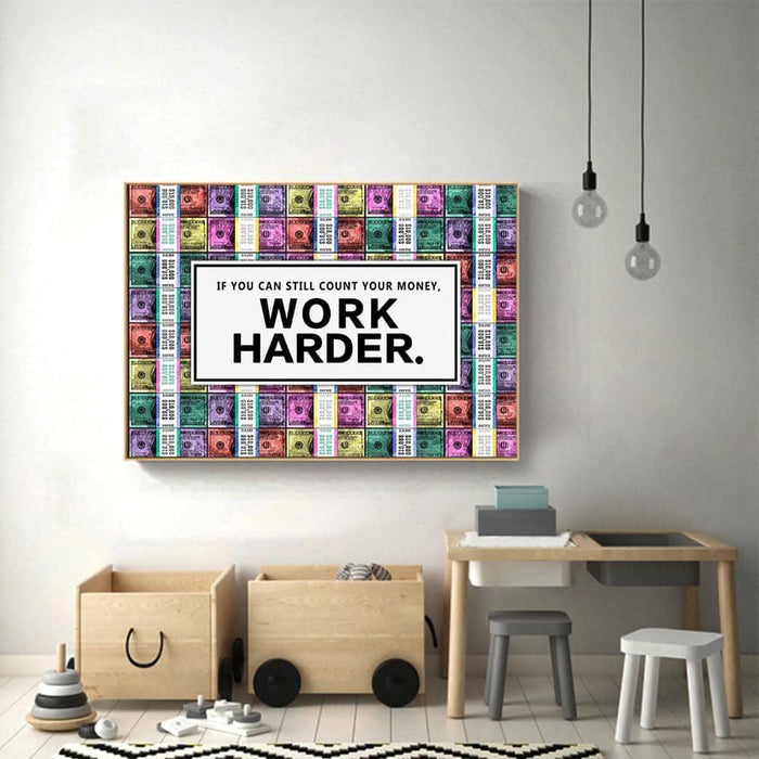 Money Motivation Inspirational Art: Fuel Your Ambition