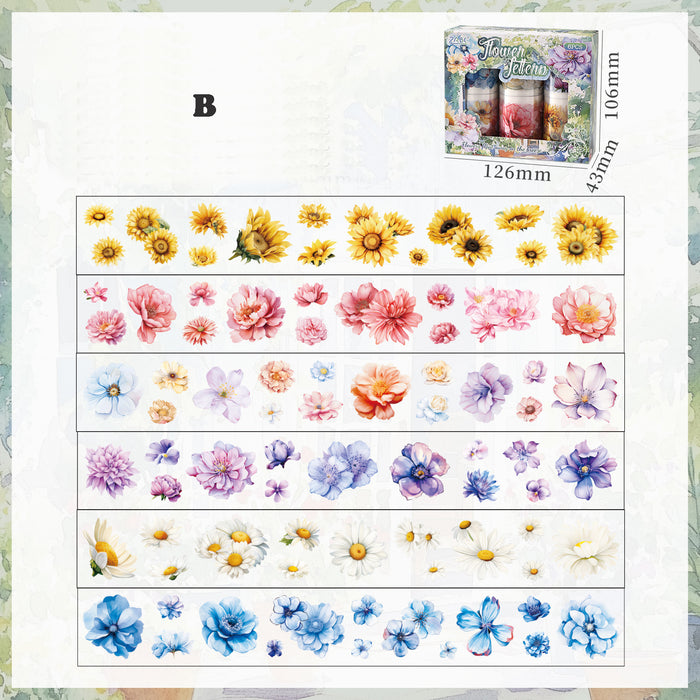 Pre-cut Flower Tape Set