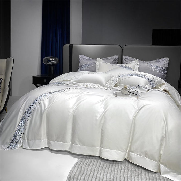Premium 1200TC Art Design Duvet Cover - Elegant King/Queen/Double Bedding