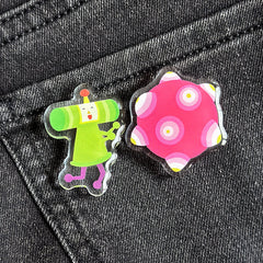 Rolling Prince Acrylic Pins