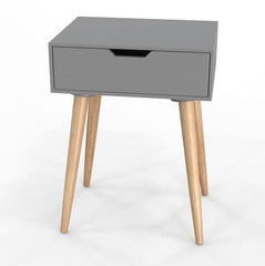 Single Bed Side Table Dark Grey