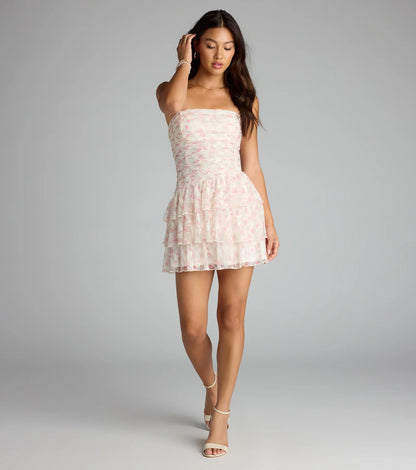 Sweet Like That Floral Lace Mini Dress