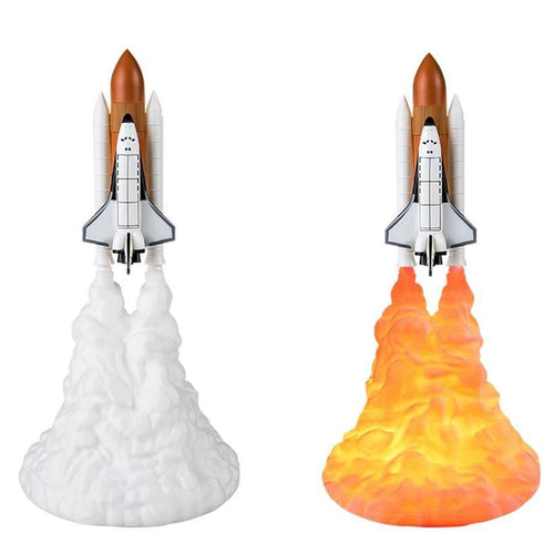 3D Print Apollo Rocket Lamp - Inspirational Night Light