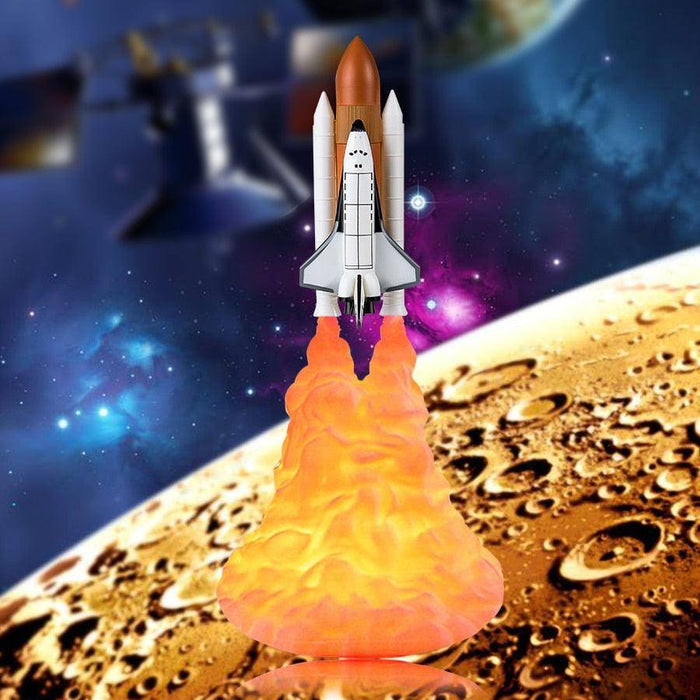 3D Print Apollo Rocket Lamp - Inspirational Night Light