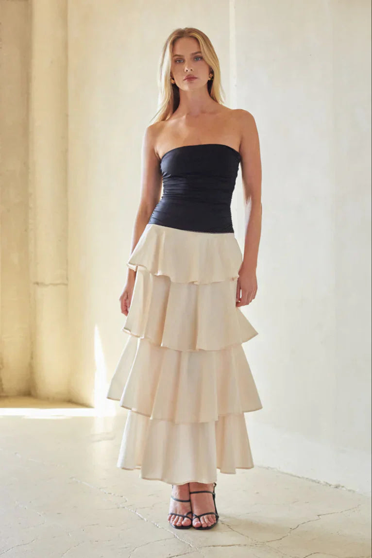 NIA Mathilda Tiered Maxi Dress