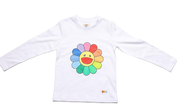 "A Sunflower A Day" Longsleeve T-Shirt Off White