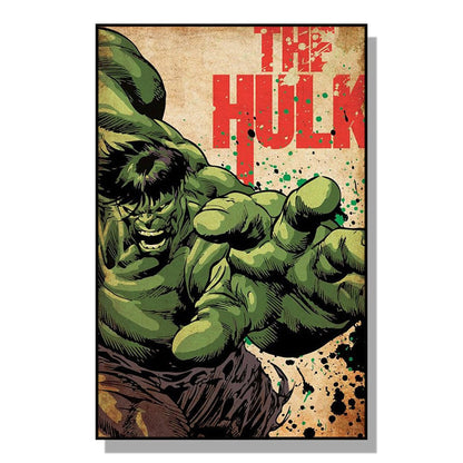 Action-packed Marvel: Super Heroes Movie Art Print Poster