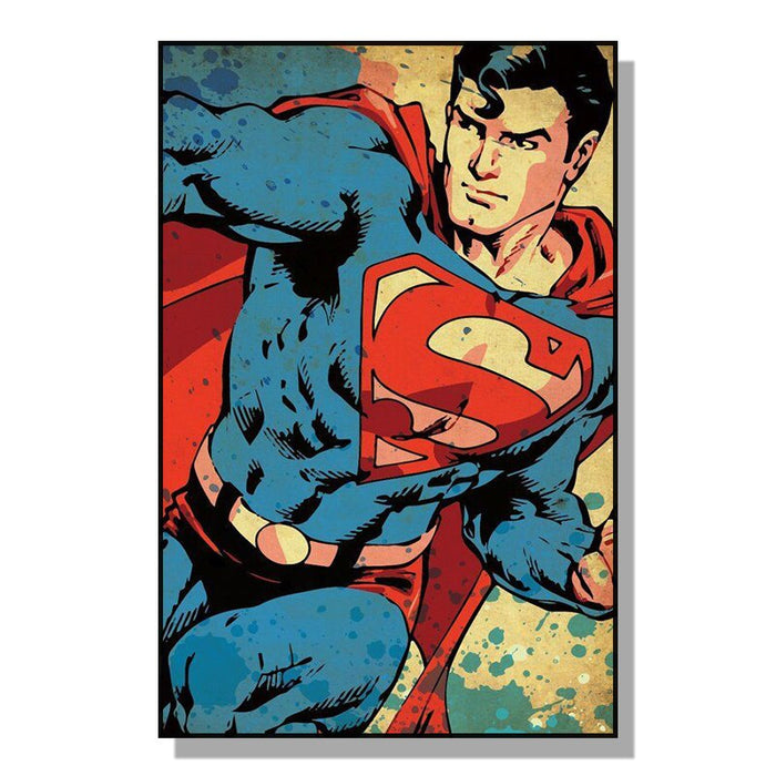 Action-packed Marvel: Super Heroes Movie Art Print Poster
