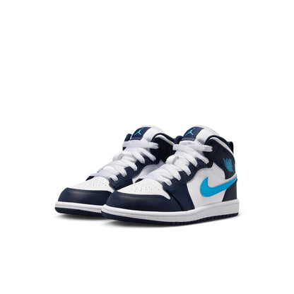 Air Jordan 1 Mid PS (Obsidian/DK Powder Blue/White)
