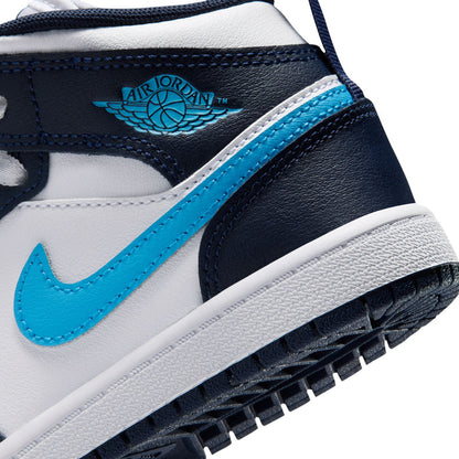 Air Jordan 1 Mid PS (Obsidian/DK Powder Blue/White)