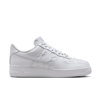 Nike Air Force 1 '07 Edge (White/White/Metallic Silver)