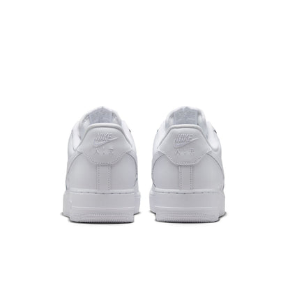 Nike Air Force 1 '07 Edge (White/White/Metallic Silver)