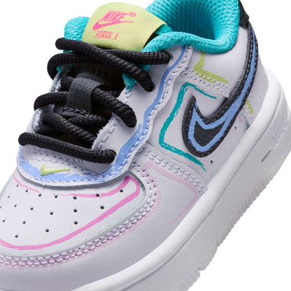 Nike Air Force 1 Low BT Lace (White/Anthracite/Hyper Pink)