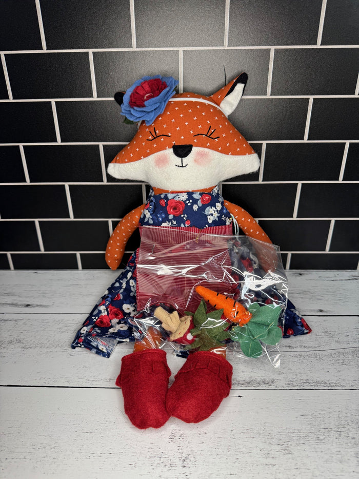 Alaskan Handmade Heirloom Fox Dolls