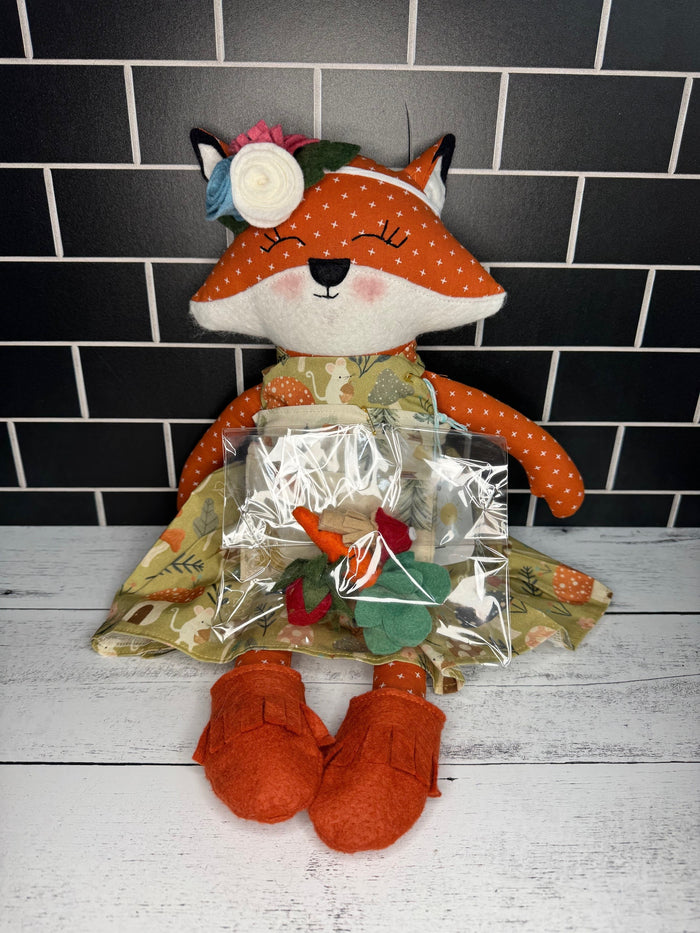 Alaskan Handmade Heirloom Fox Dolls