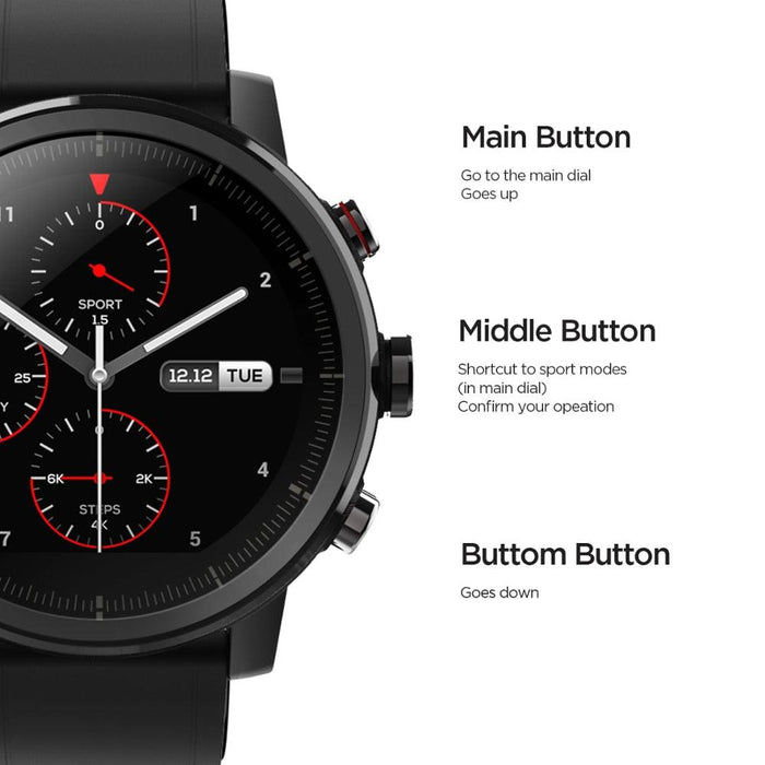 Amazfit Stratos GPS Sports Smartwatch - Triathlon Sports