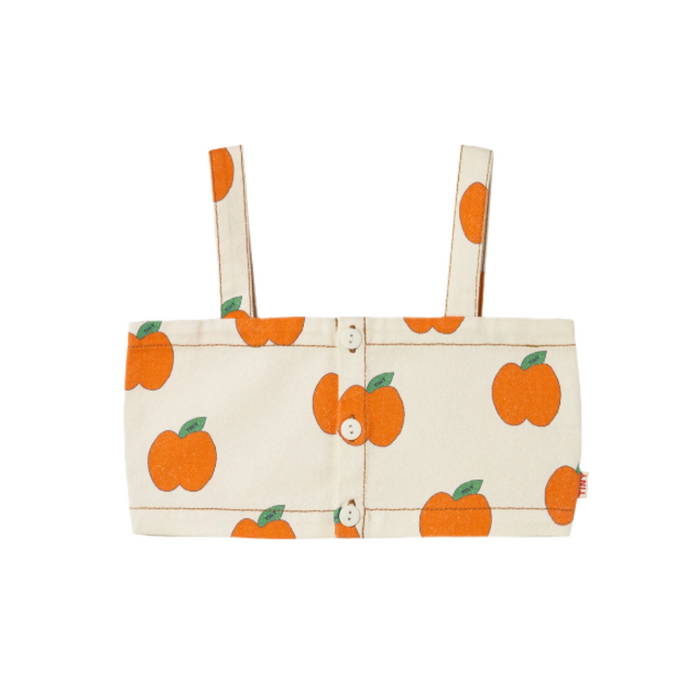Apples Crop Top Off White