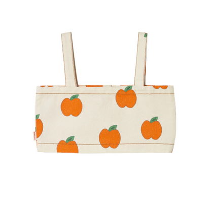 Apples Crop Top Off White