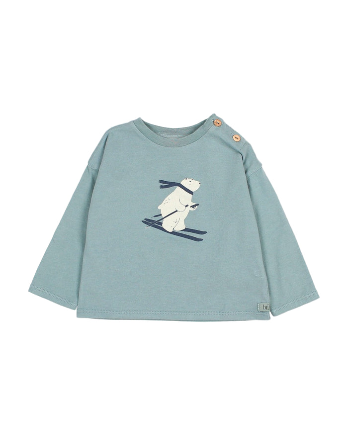 Baby Ski T-Shirt Alpine Green