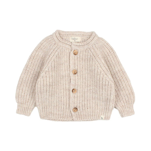 Baby Soft Knit Cardigan Natural