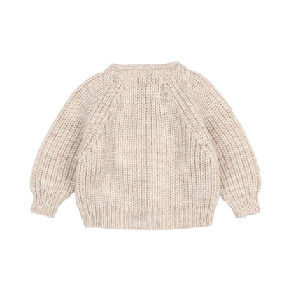 Baby Soft Knit Cardigan Natural