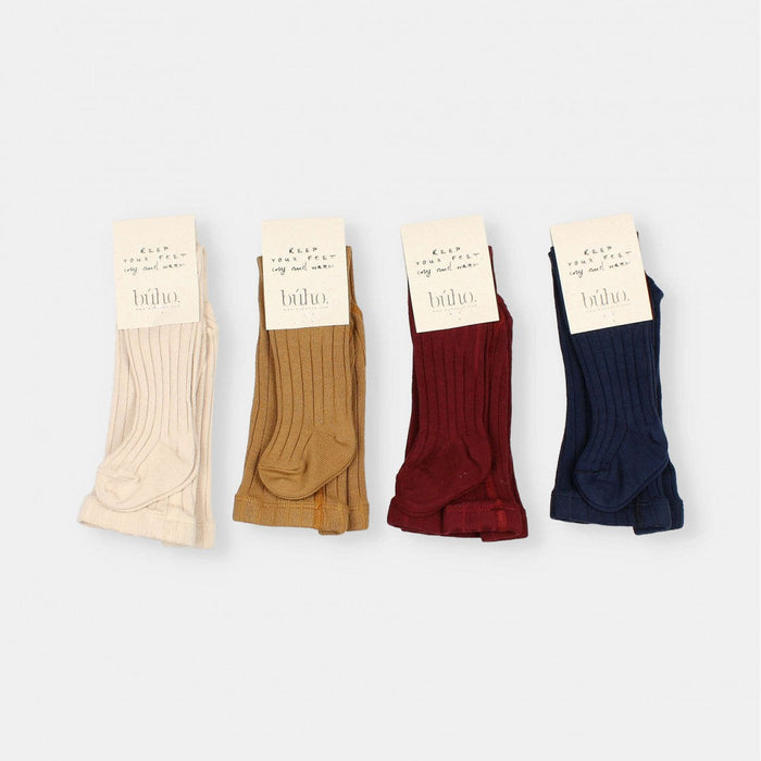 Baby Tights Burgundy