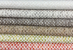 Beckham: Chunky Woven Outdoor Upholstery Fabric by the Yard - Annabel Bleu