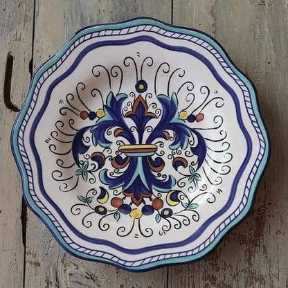 Bohemian Ceramic Display Plate - Artistic Dining Collection