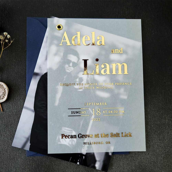 Bold Script Photo Invitation - XOXOKristen