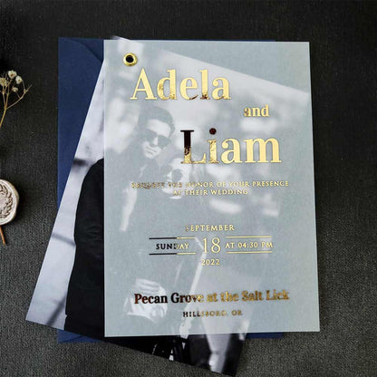 Bold Script Photo Invitation - XOXOKristen
