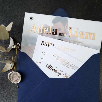 Bold Script Photo Invitation - XOXOKristen