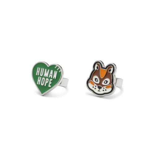 BTS - HUMAN HOPE SEASON 2 J-HOPE X HUMAN MADE COLLAB OFFICIAL MD RING SET (SEASON 2) - COKODIVE