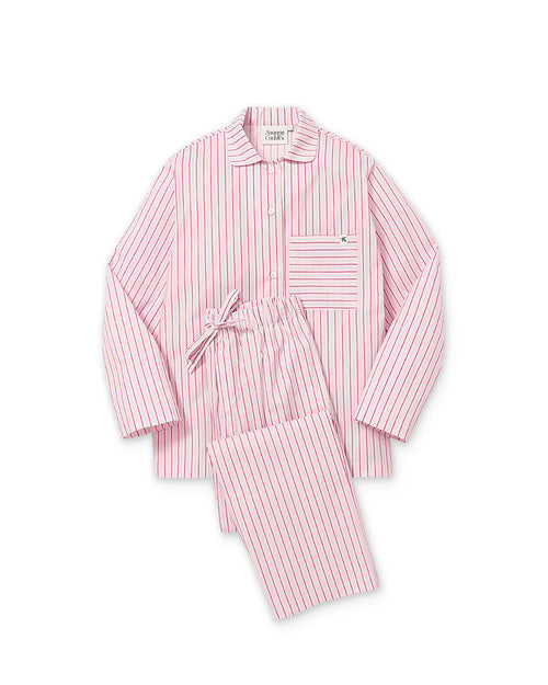[BTS JIN LANIEGE AD LOOK] PEACH SOLARIUM PAJAMA SET - COKODIVE
