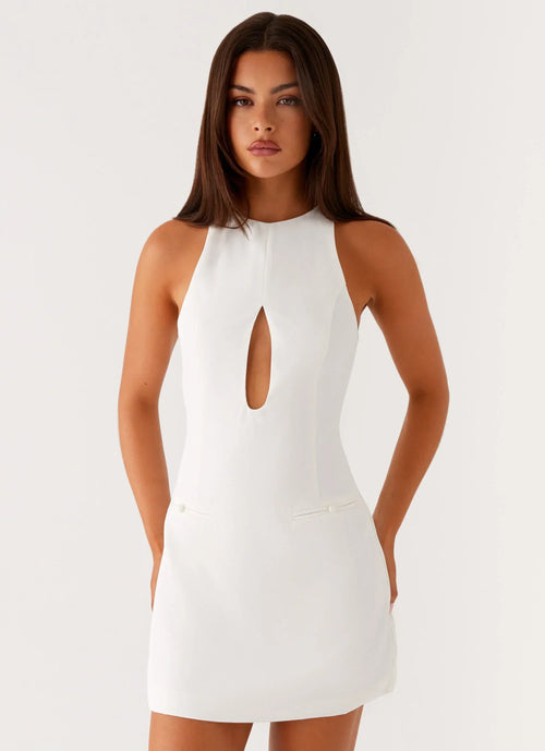 Stacy Mini Dress - White