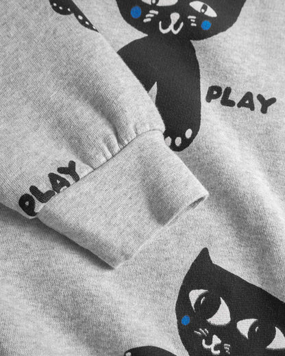 Cats Sweater Grey Melange