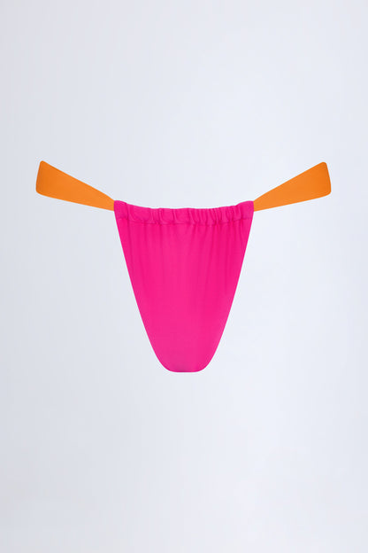 Cheeky Bikini Bottoms in Fuchsia Pink