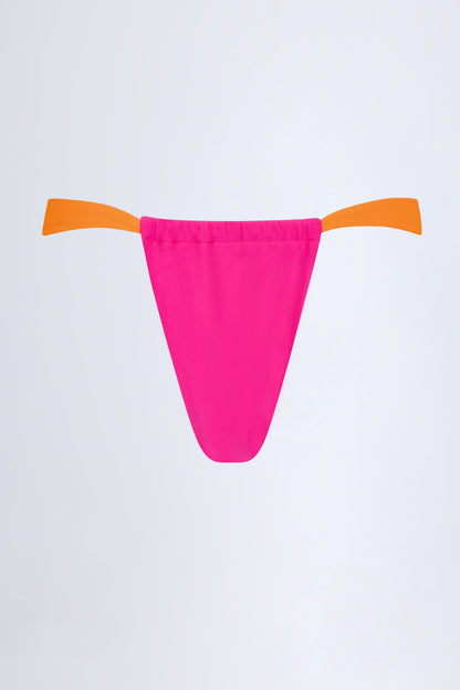 Cheeky Bikini Bottoms in Fuchsia Pink