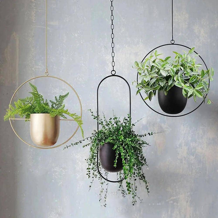 Chic Hanging Bloom Basket - Playful & Stylish Flower Pot Decor for Your Home