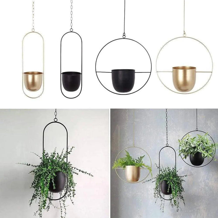 Chic Hanging Bloom Basket - Playful & Stylish Flower Pot Decor for Your Home