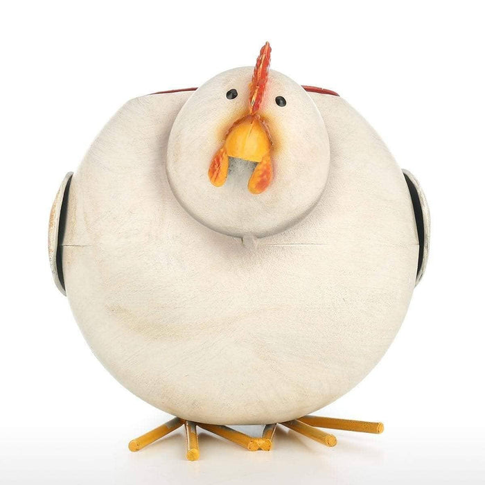 Chicken Garden Planter Flower Pot Decor - Whimsical Touch to Your Garden