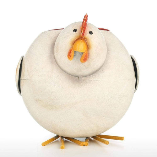 Chicken Garden Planter Flower Pot Decor - Whimsical Touch to Your Garden