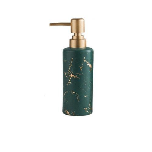 Classy Marble Ceramics Bathroom Soap & Lotion Dispenser - Pamper Yourself in Style