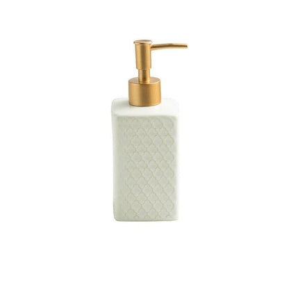 Classy Marble Ceramics Bathroom Soap & Lotion Dispenser - Pamper Yourself in Style